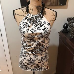 ▪️RARE White House Black Market Beaded Necklace Tank